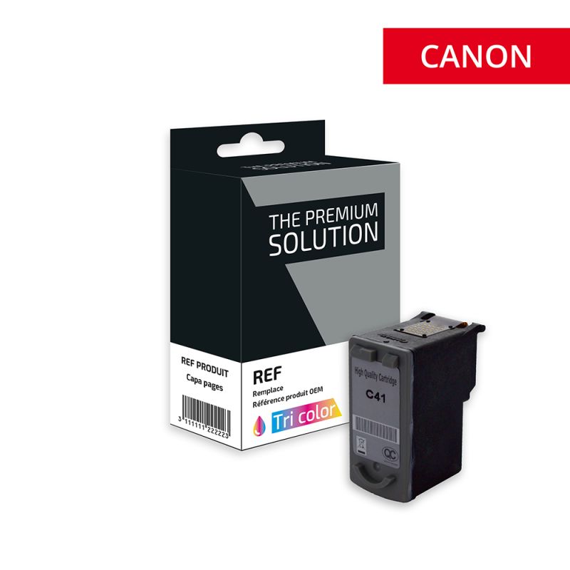 Canon 41 - cartuccia a getto d’inchiostro compatibile con CL41, 0617B001 - Tricolore