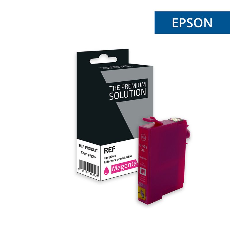 Pack de 5 encres C13T02W14010 502XL compatibles Epson