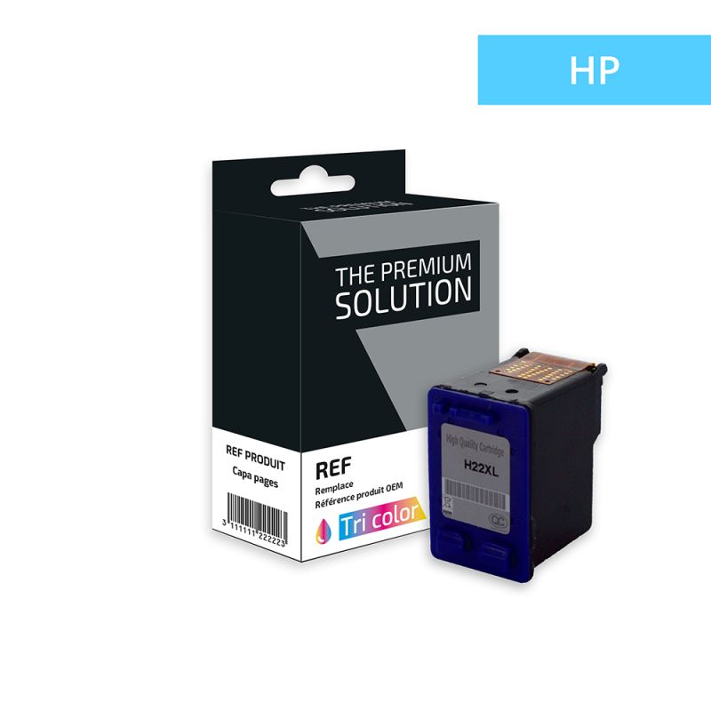 Hp 22 - C9352CE compatible inkjet cartridge - Tricolor