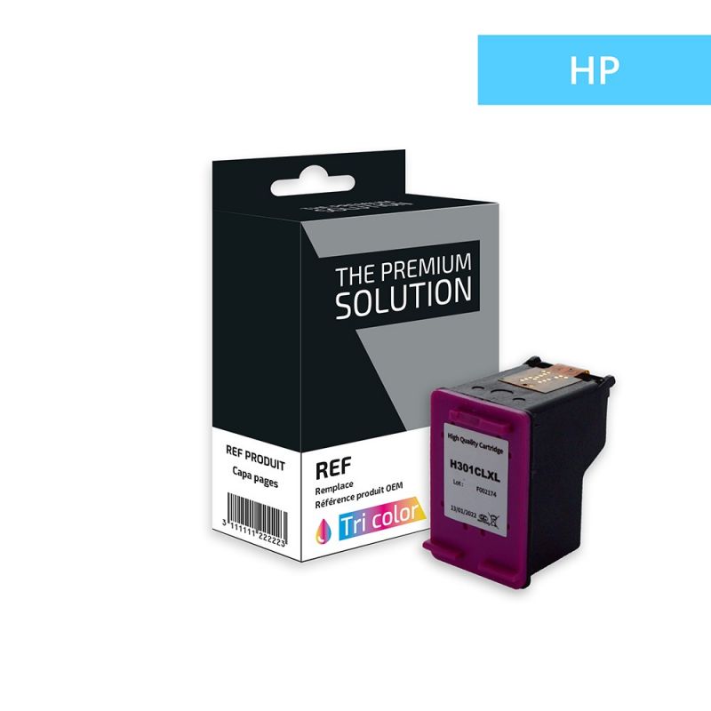 Hp 301XL - replacement Ink cartridge CH564EE - Tricolor