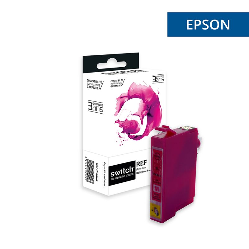 Epson 1283 - SWITCH cartouche jet d'encre équivalent à C13T12834011 - Magenta