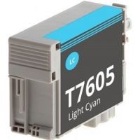 Epson 7605 - C13T76054010 / T7605 compatible inkjet cartridge - Light Cyan