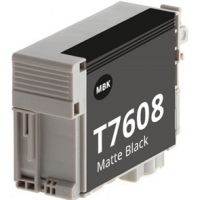 Epson 7608 - C13T76084010 / T7608 compatible inkjet cartridge - Matt Black