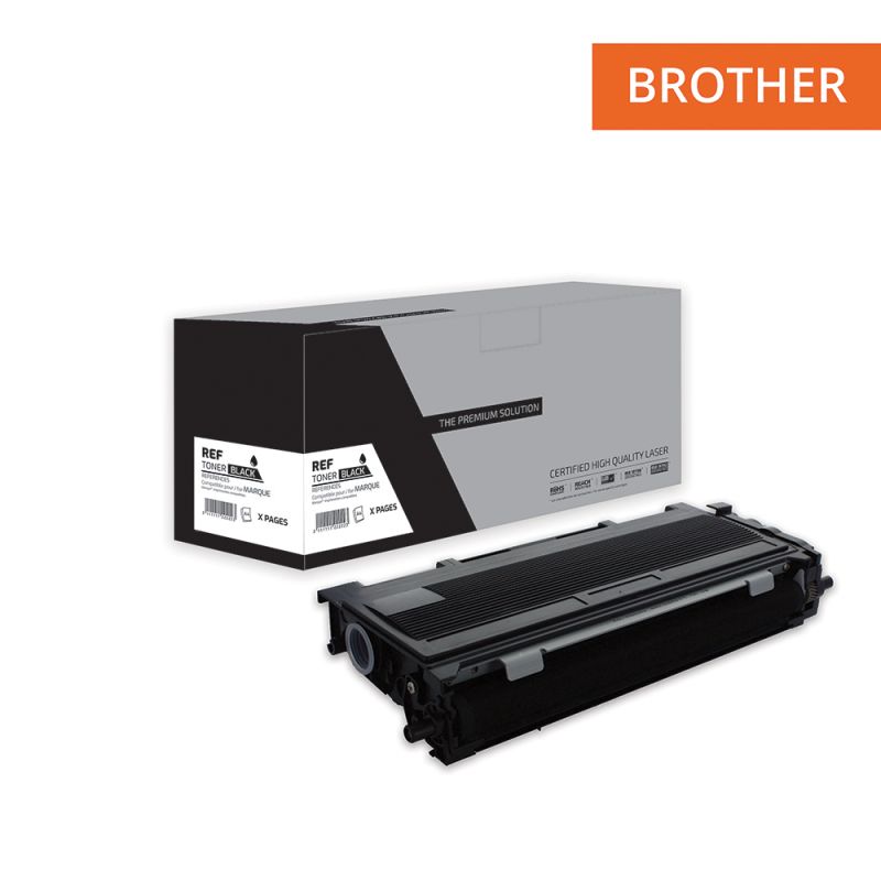 Brother TN-2000 - Toner équivalent à TN-350, 2000, 2005, 2025, 2050, 2075, 2085 - Black