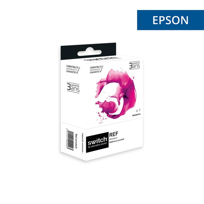 Epson 202XL - SWITCH cartouche jet d'encre équivalent à C13T02H34010 - Magenta