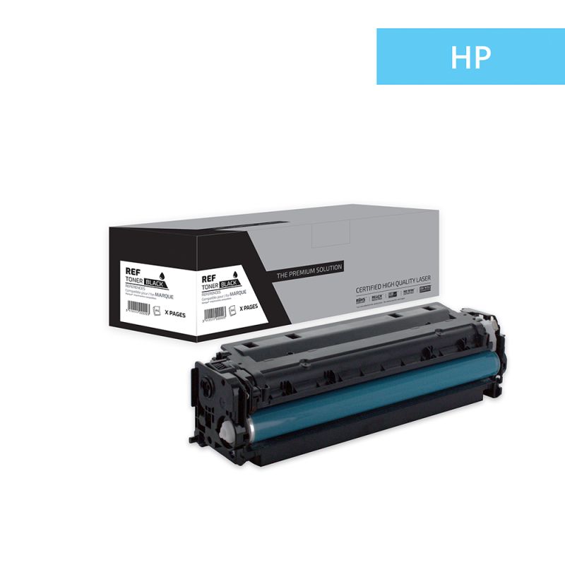 Hp 304A - Toner 'Gamme PRO' équivalent à CC530A, 304A, 318, 418, 718K - Black