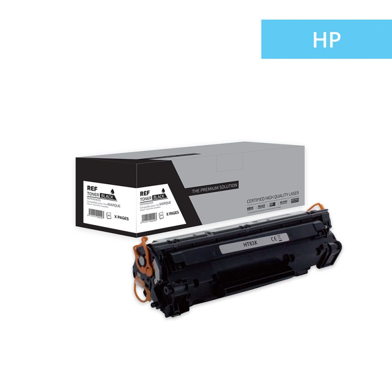 Hp 83X - Toner entspricht  CF283X, 83X, CRG737 - Black