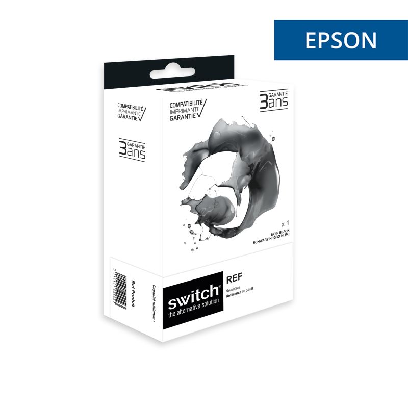 Epson T7011 - SWITCH Cartucho de inyección de tinta equivalente a C13T70114010 - Negro