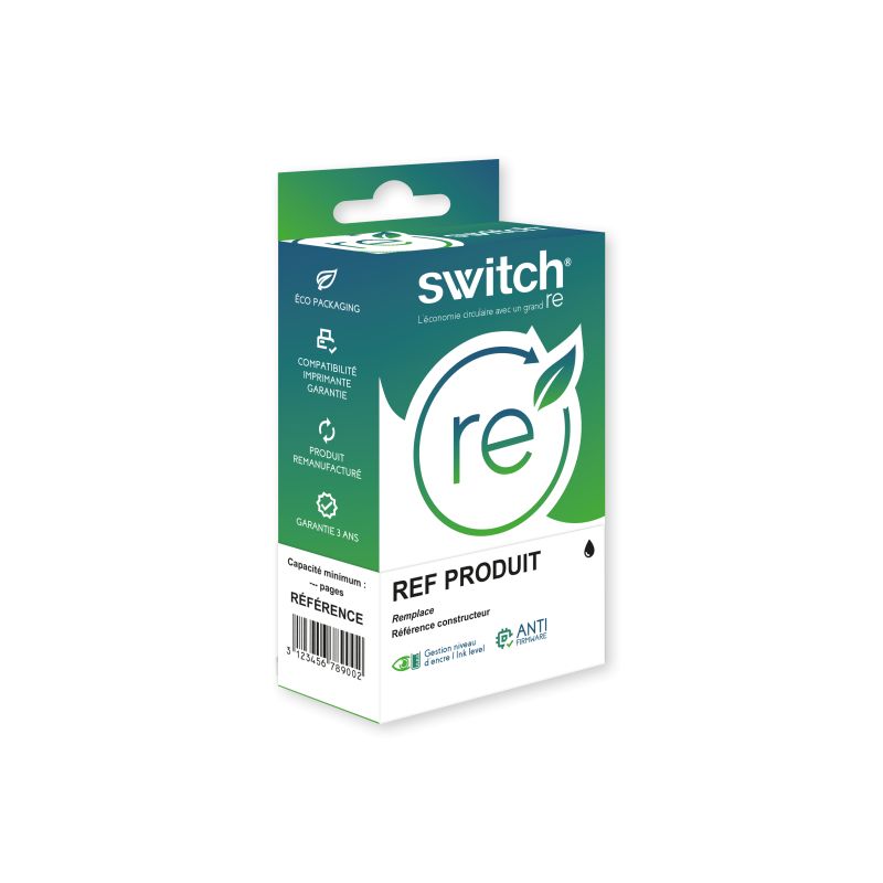 Epson T0711 - SWITCH RE cartuccia a getto d’inchiostro compatibile con C13T07114011 - Nero