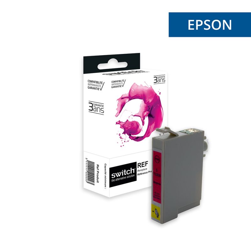 Epson T0713 - SWITCH Tintenstrahlpatrone entspricht C13T07134011 - Magenta