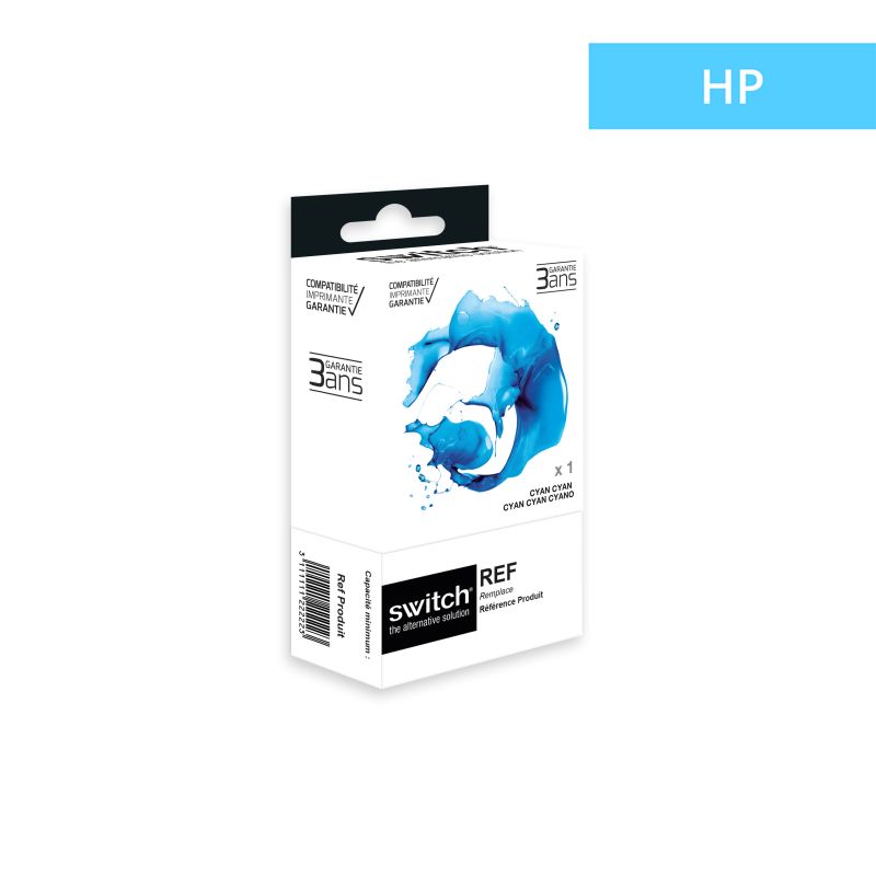 Hp 364XL - SWITCH cartuccia a getto d’inchiostro compatibile con CB323EE - Ciano