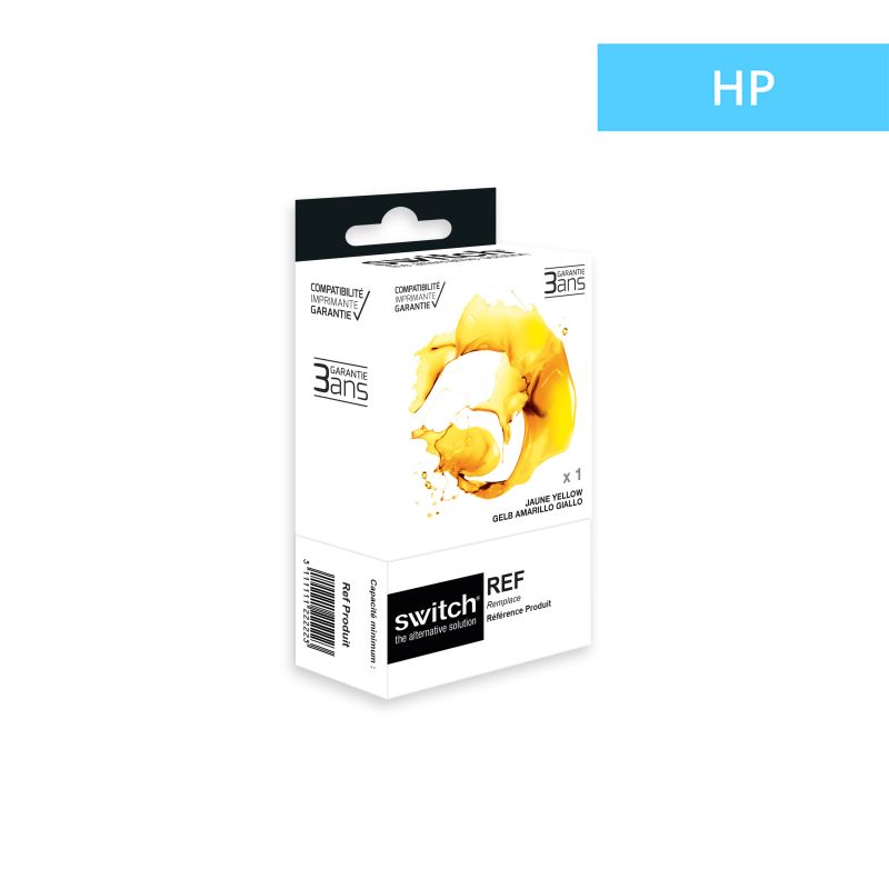 Hp 364XL - SWITCH Cartucho de inyección de tinta equivalente a CB325EE - Amarillo