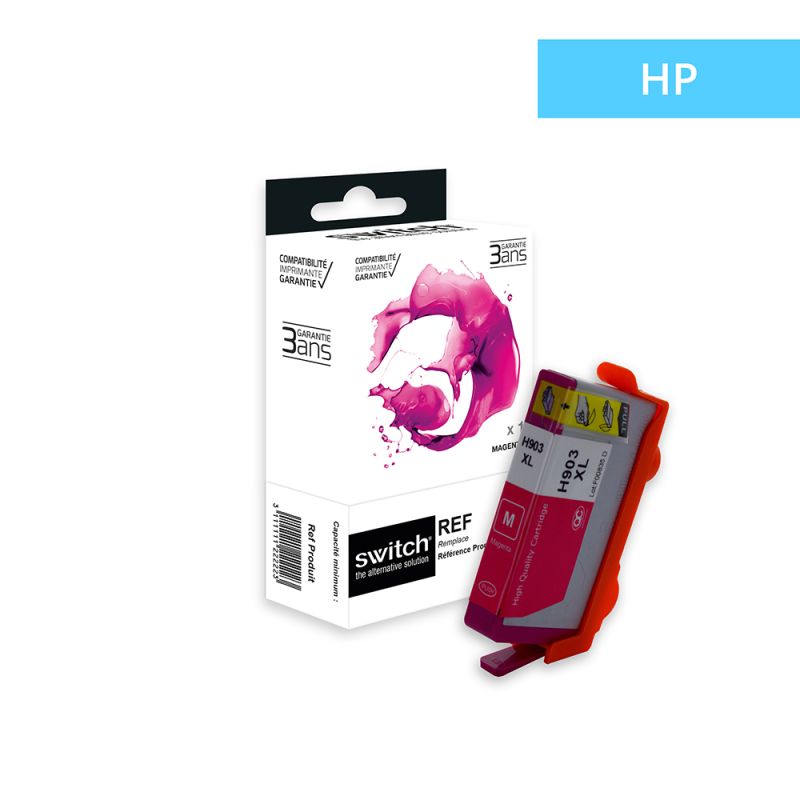 Hp 903XL - SWITCH cartuccia a getto d’inchiostro compatibile con T6M07AE - Magenta