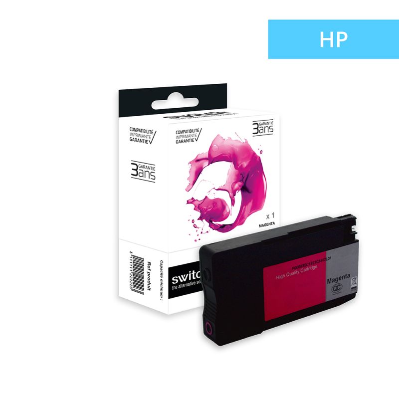 Hp 933XL - SWITCH Cartucho de inyección de tinta equivalente a CN055AE - Magenta