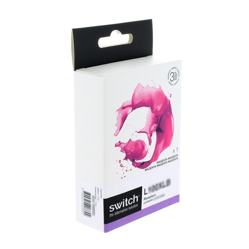 Lexmark 100XL - SWITCH Cartucho de inyección de tinta equivalente a 0014N1070E - Magenta