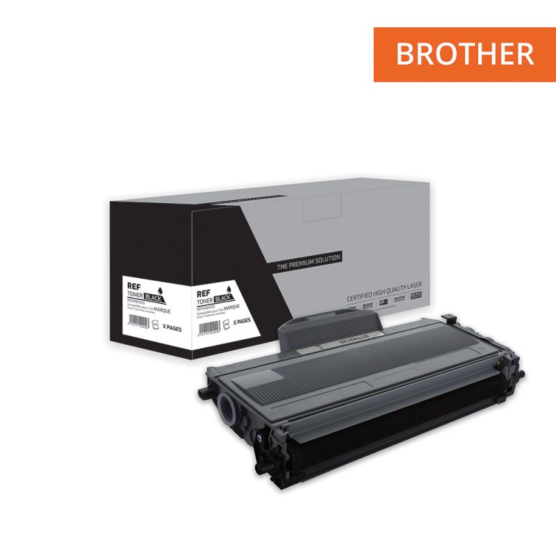 Brother TN-2120 - Toner compatibile con TN-2110, 2115, 2120, 2125, 2135, 2150, 2175 - Nero