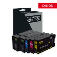 Canon 2500XL - Pack x 5 frascos de tinta equivalentes a PGI-2500, 9254B001, 9265B001, 9266B001, 9266B001