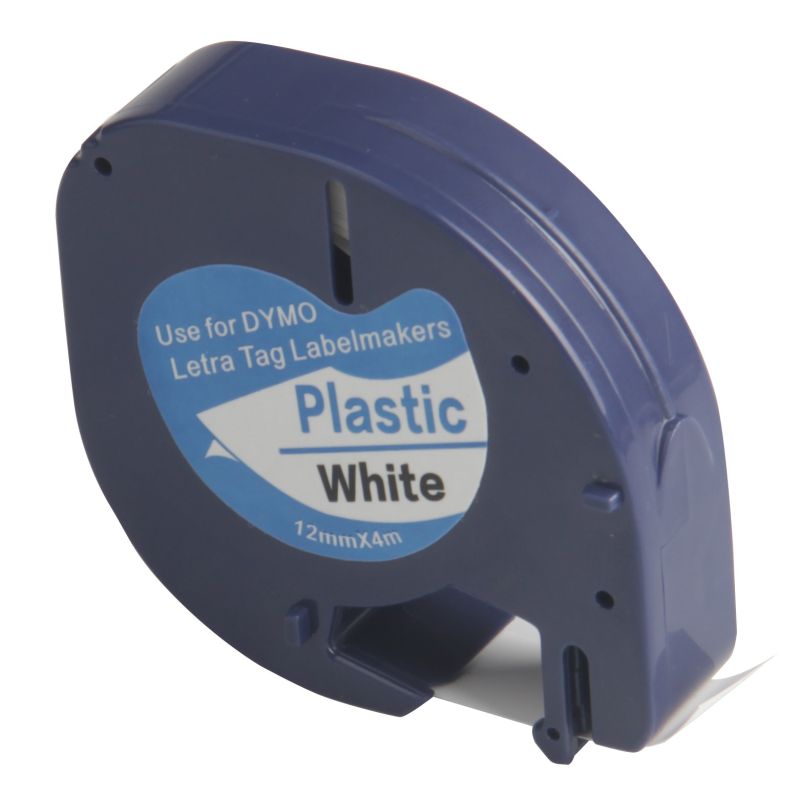 TPS S0721610 - Nastro etichetta compatibile con Dymo S0721610 12mm - Bianco