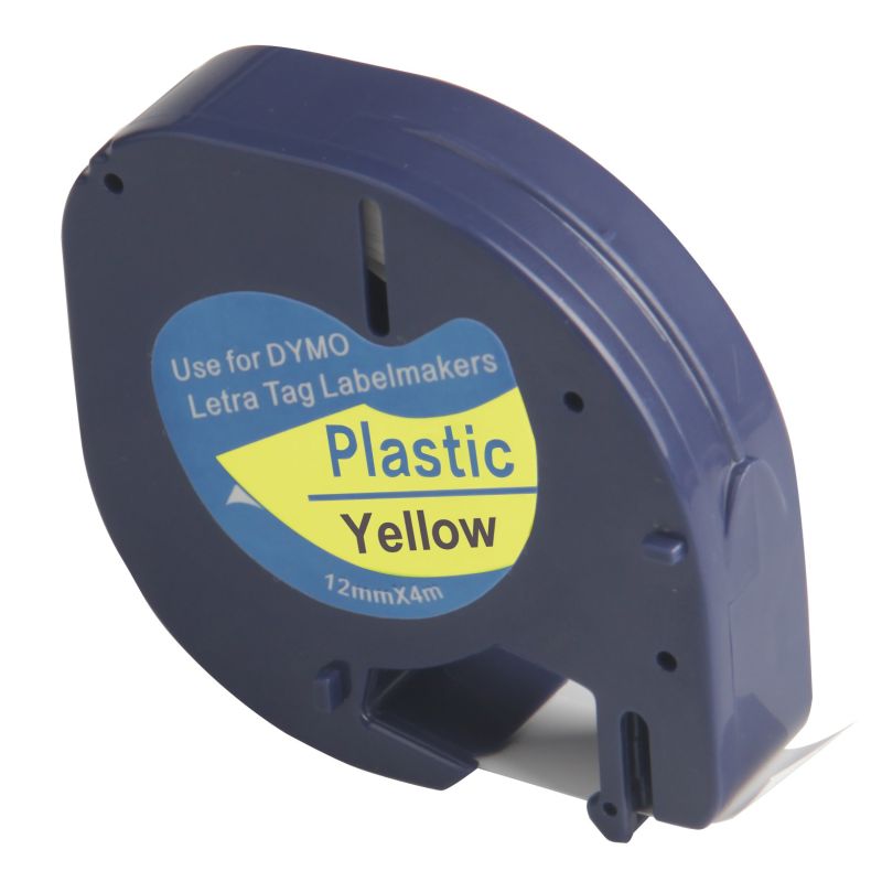 TPS S0721620 - Nastro etichetta compatibile con Dymo S0721620 12mm - Giallo