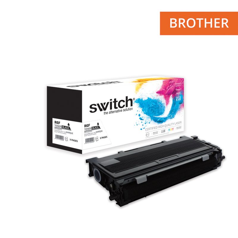 Brother TN-2000 UNIV - SWITCH Toner compatibile con TN-350, 2000, 2005, 2025, 2050, 2075, 2085 - Nero