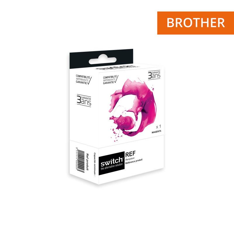 Brother 3233 - SWITCH cartuccia a getto d’inchiostro compatibile con LC3233M - Magenta