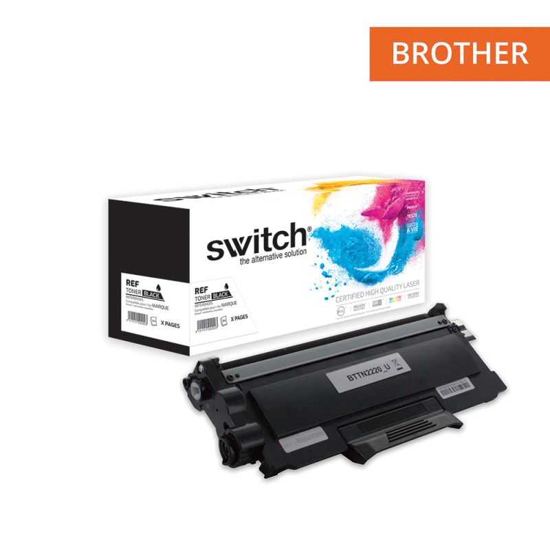 Brother TN-2220 - SWITCH Toner compatibile con TN-2010, 2030, 2210, 2215, 2220, 2225, 2260, 2275, 2280