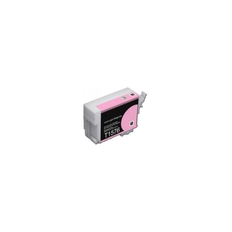 Epson 1576XL - Bulk cartuccia a getto d’inchiostro compatibile con C13T15764010 - Magenta chiaro