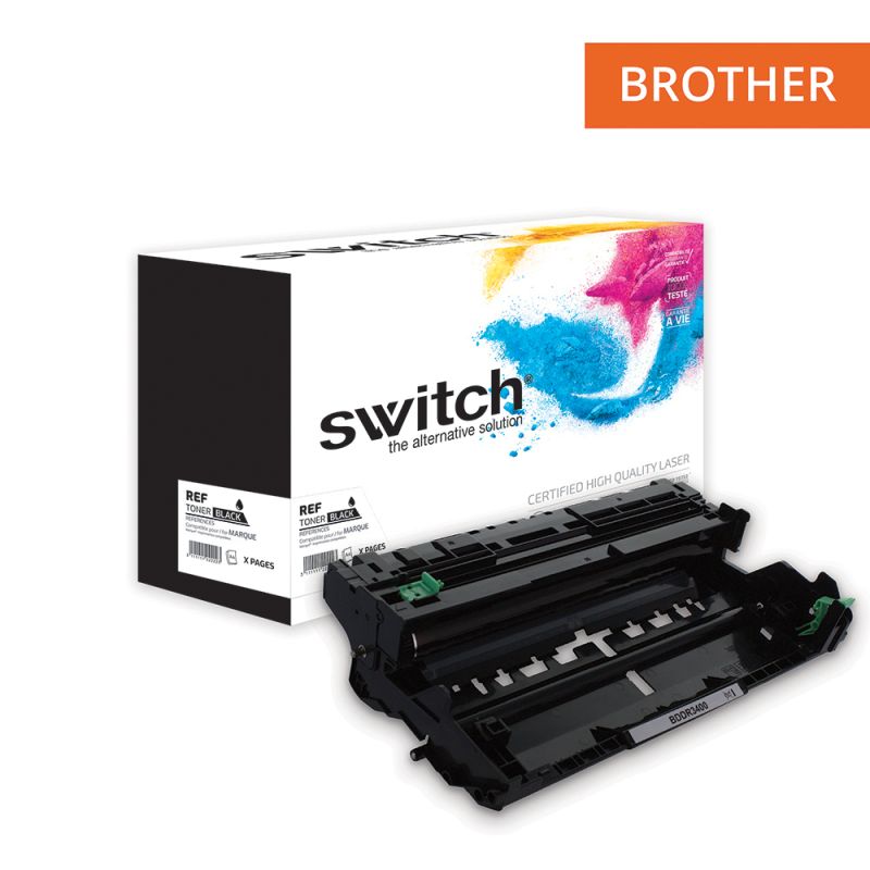 Brother DR-3400 - SWITCH Tamburo compatibile con DR-3400 - Nero