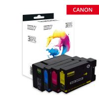 Canon 2500XL - SWITCH Pack x 4 cartuchos de inyección de tinta equivalentes a PGI-2500, 9254B001, 9265, 9266, 9266