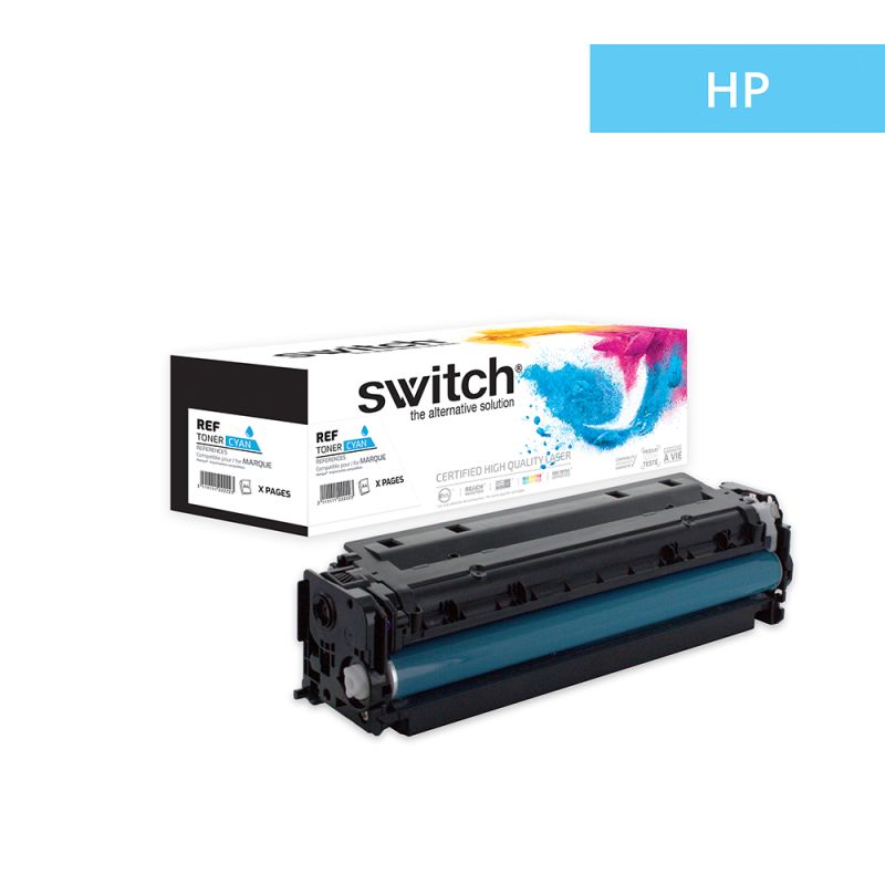 Hp 415A - SWITCH Toner compatibile con W2031A, 415A - Ciano