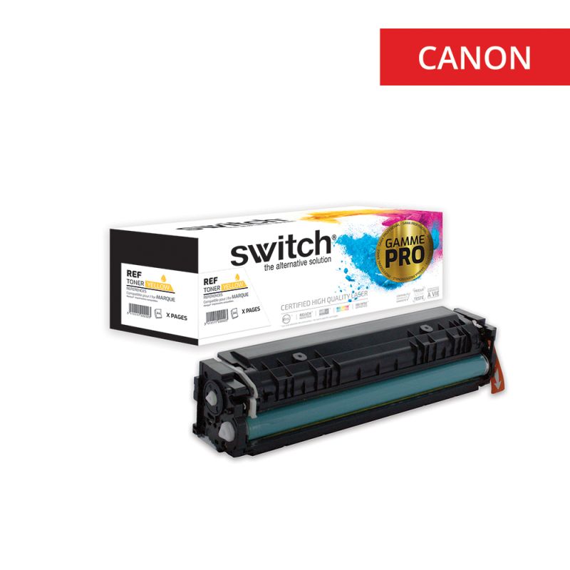 Canon 045H - SWITCH Toner 'Gamme PRO' équivalent à 045H, 1243C002 - Yellow