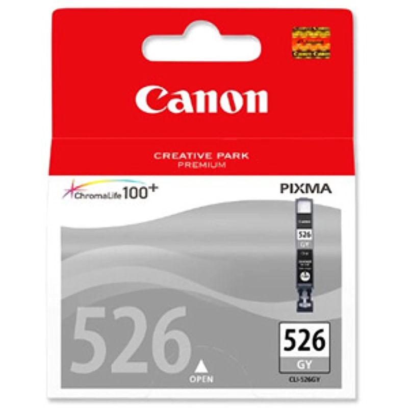 Canon 526 - cartuccia a getto d’inchiostro originale CLI-526GY, 4544B001 - Grigio