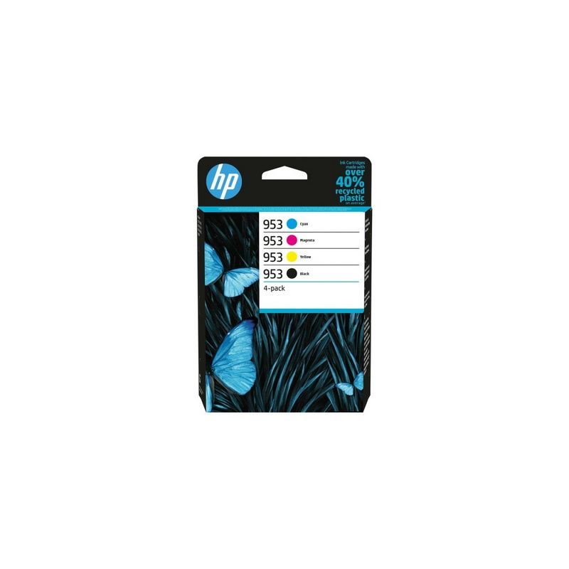 Hp 953 - Pack x 4 Tintenstrahl Original 6ZC69AE - Black Cyan Magenta Yellow