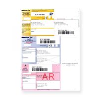 Pack mit 1000 Einschreiben Format A4 mit Empfangsbestätigung und Barcode