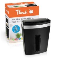 Peach PS600-10 - Destructeur de documents micro coupe