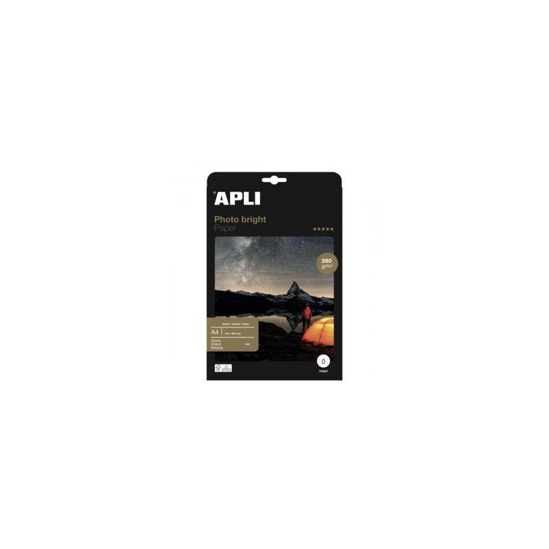 APLI A4 satin photo paper A4 280g/m², 60 sheets