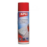 Aria compressa per spolverare APLI per materiale informatico, 400 ml