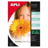 APLI Papier photo brillant 10x15 180g/m², 100 feuilles