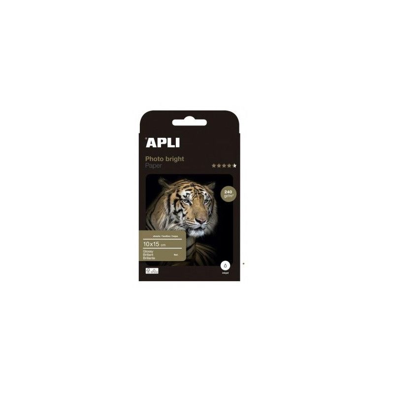 APLI 10x15 satin photo paper 240g/m², 150 sheets