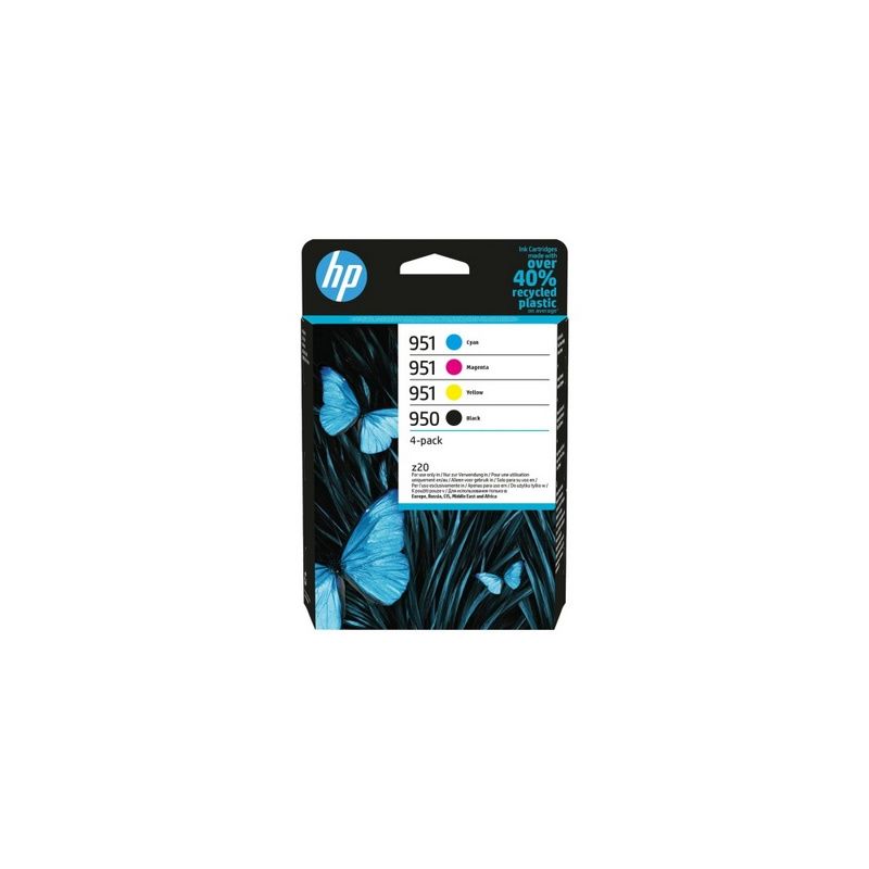 Hp H950/951 - Pack x 4 Tintenstrahl Original 6Z65AE - Black Cyan Magenta Yellow