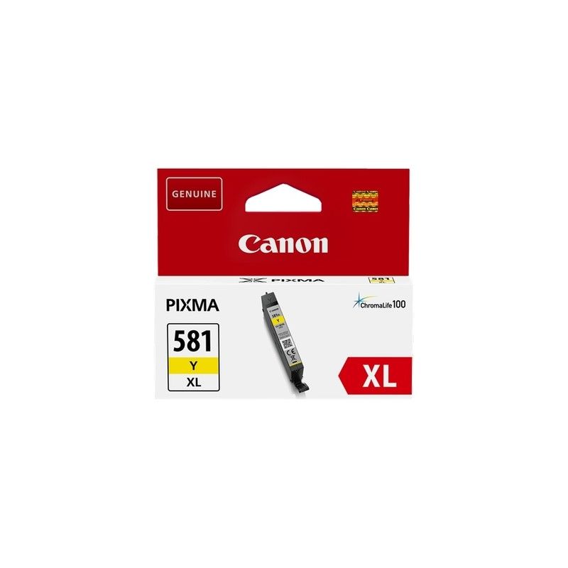 Canon 581XL - Cartucho de inyección de tinta original 2051C001 - Amarillo