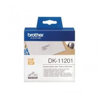 Brother DK11201 - Brother DK-11201 original label tape 29mm x 90m - Black on White
