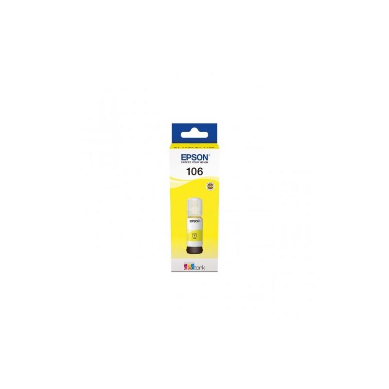 Epson 106 - Flacone di inchiostro originale C13T00R440, T106 - Giallo