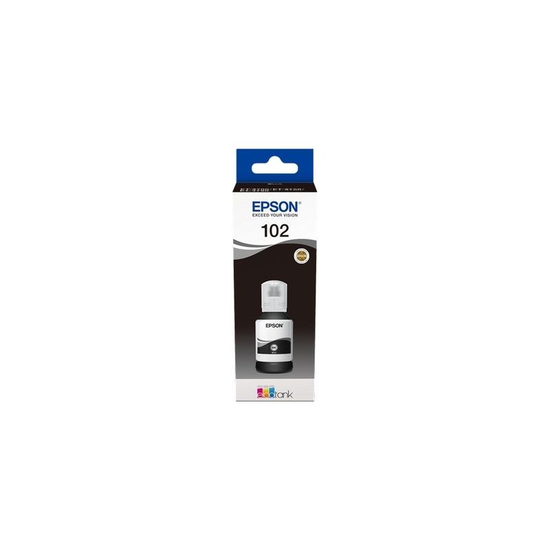 Epson 102 - Flacon d'encre original C13T03R140 - Black