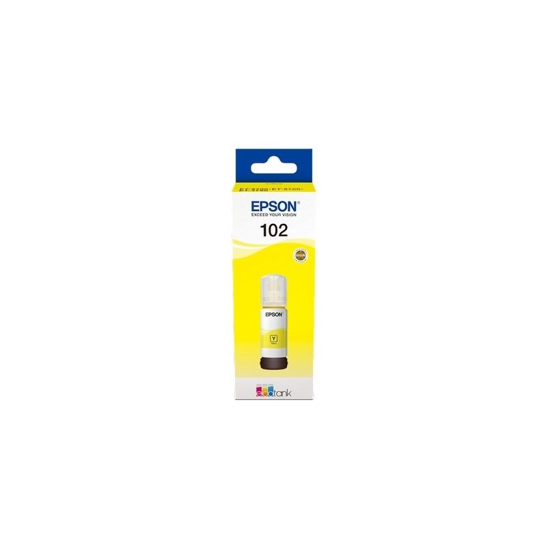 Epson 102 - Flacone di inchiostro originale C13T03R440 - Giallo