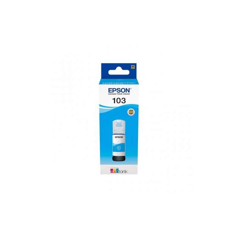 Epson 103 - Frasco de tinta original C13T00S24A - Cian