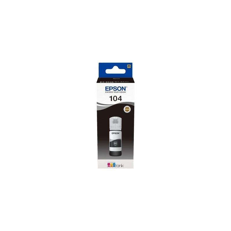 Epson 104 - Flacon d'encre original C13T00P140 - Black