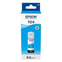 Epson 104 - Flacon d'encre original C13T00P240 - Cyan