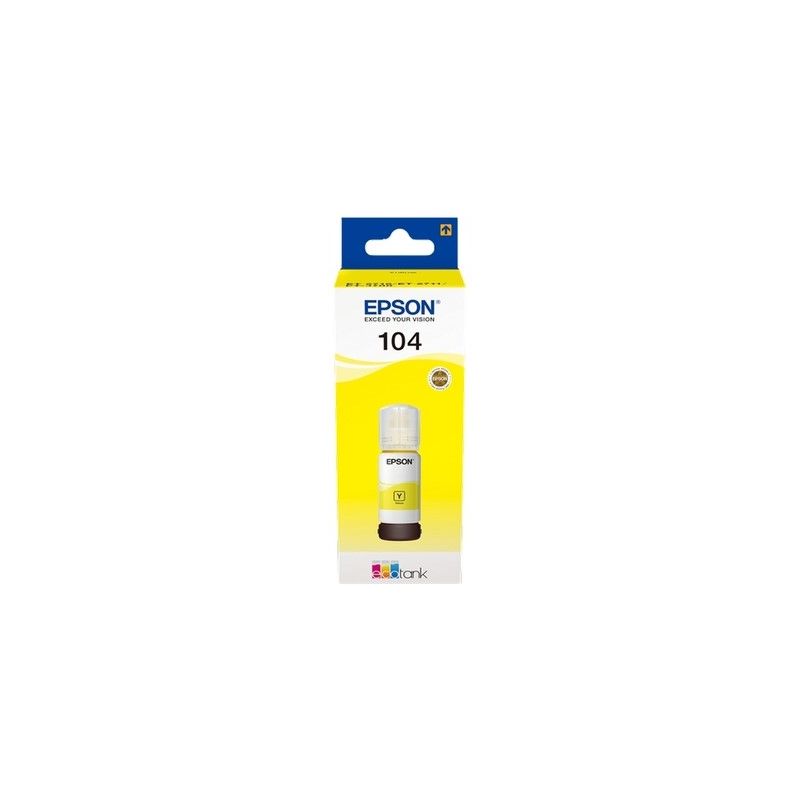 Epson 104 - Frasco de tinta original C13T00P440 - Amarillo