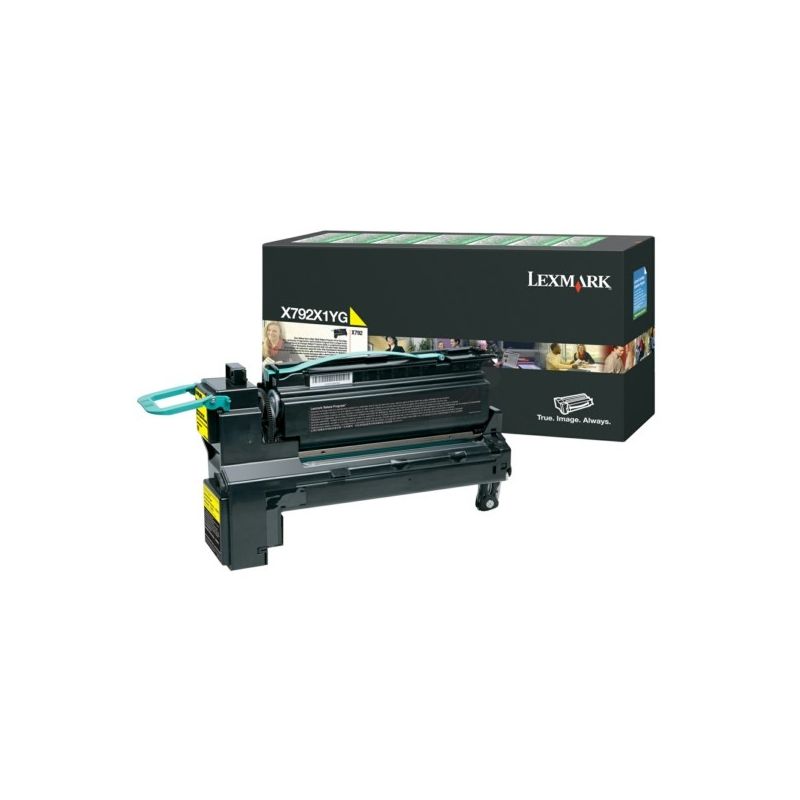 Lexmark X792 - Toner original RETURN X792X1YG - Yellow